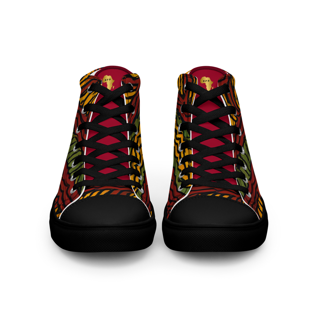 High-Top Canvas Shoes for Women