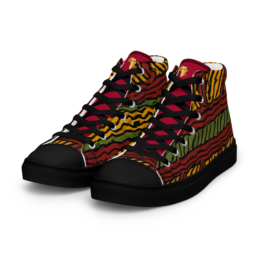 High-Top Canvas Shoes for Women
