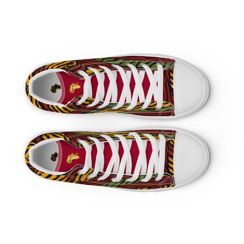 High-Top Canvas Shoes for Women