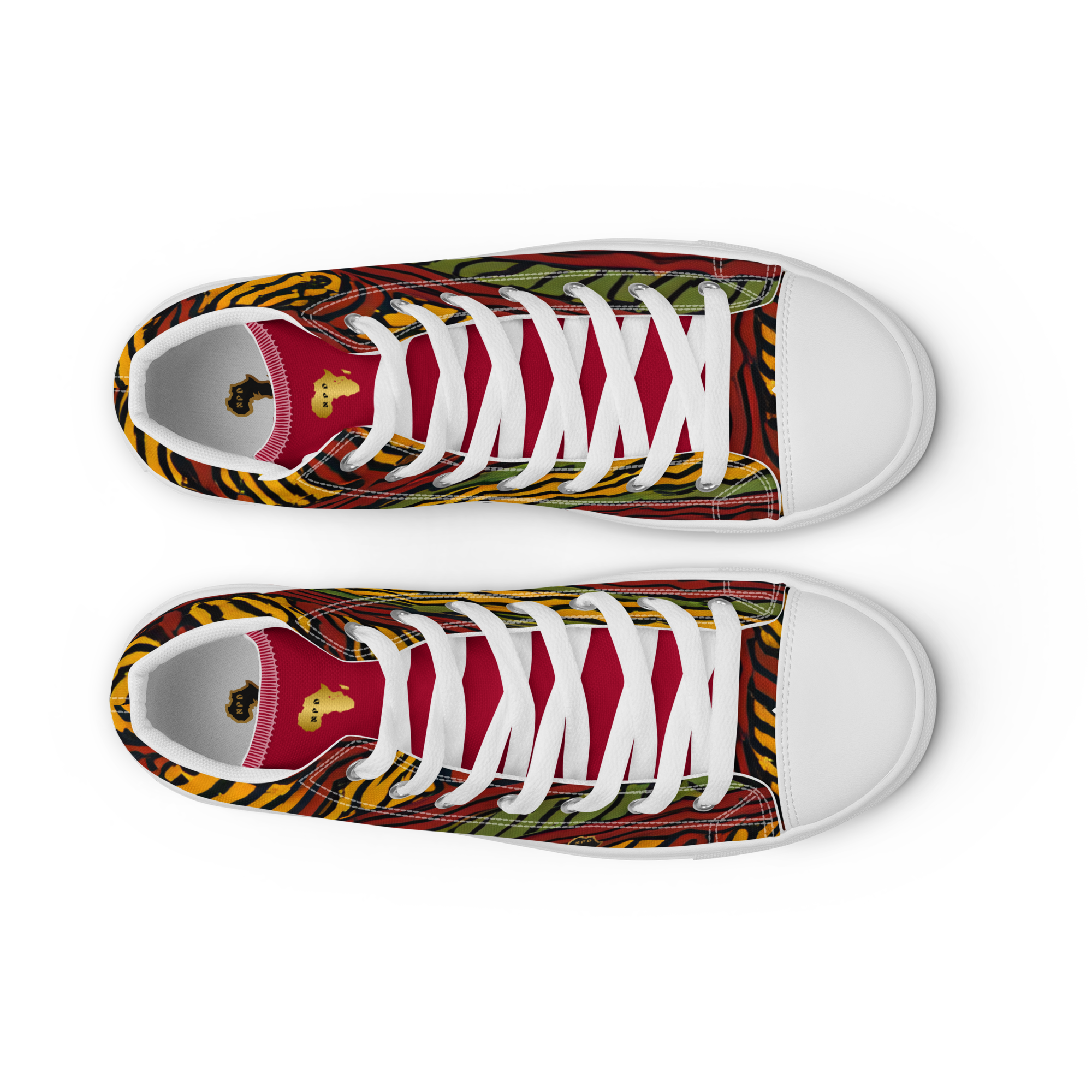 High-Top Canvas Shoes for Women
