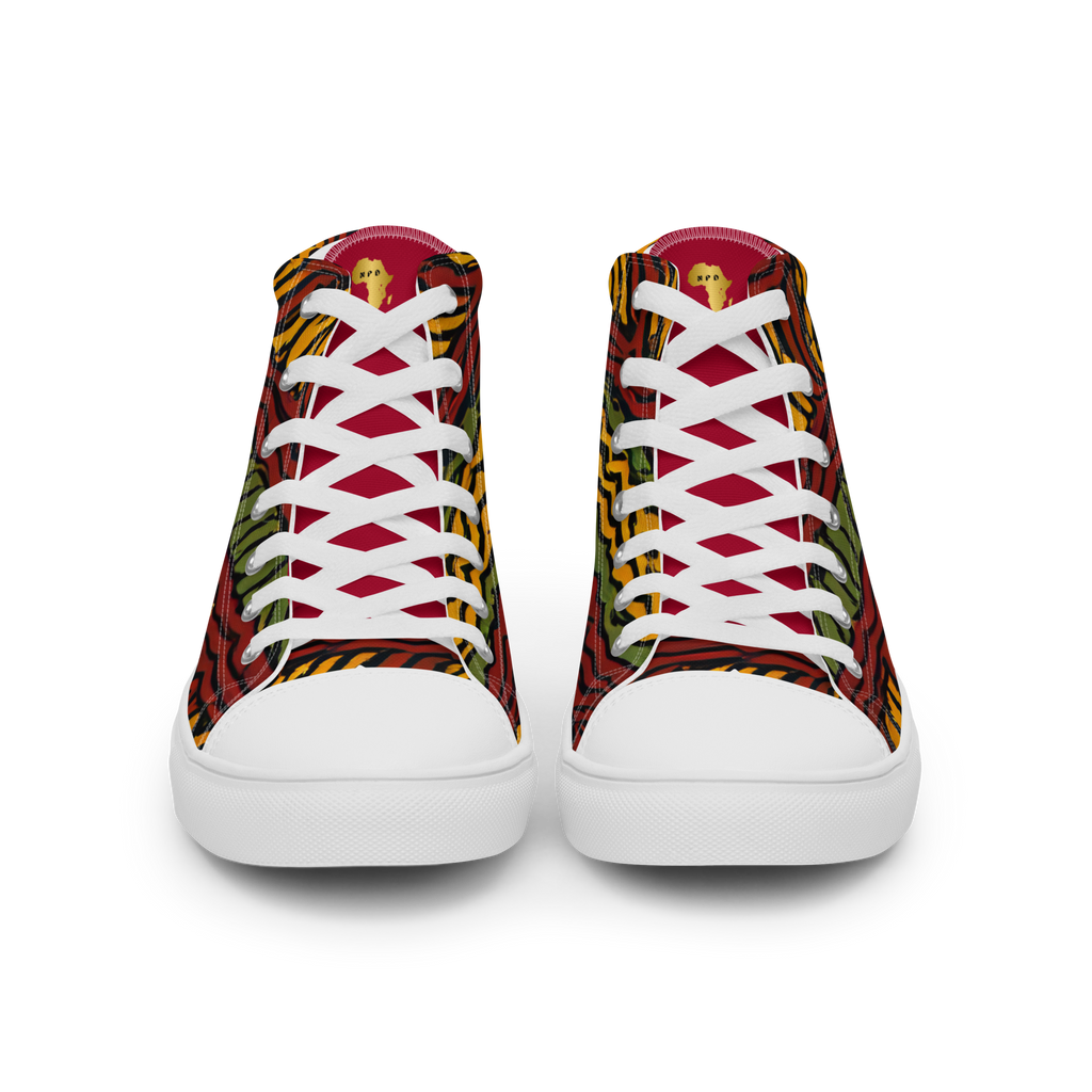 High-Top Canvas Shoes for Women