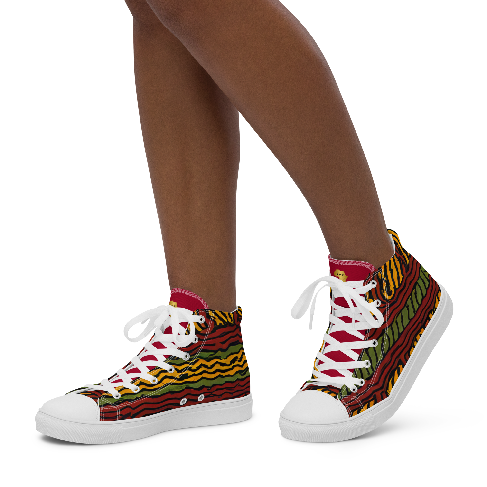 High-Top Canvas Shoes for Women