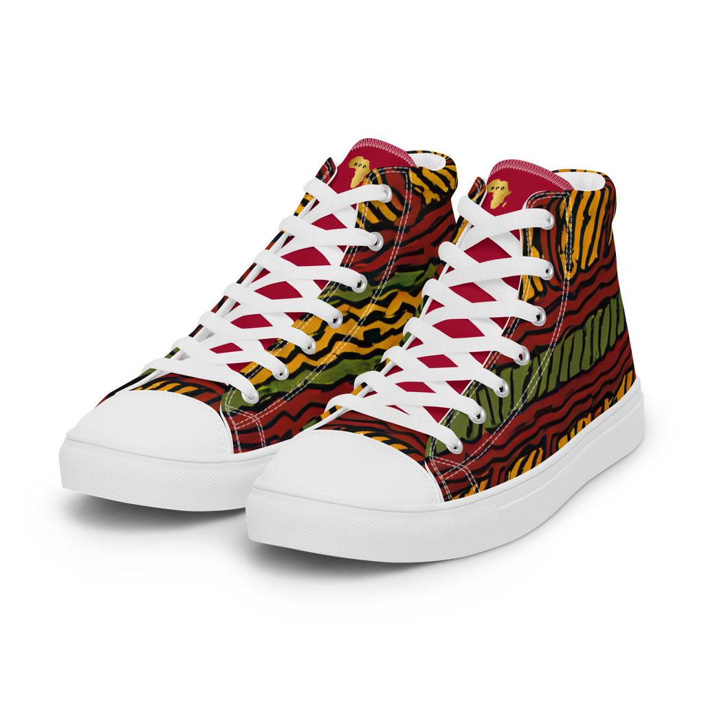 High-Top Canvas Shoes for Women