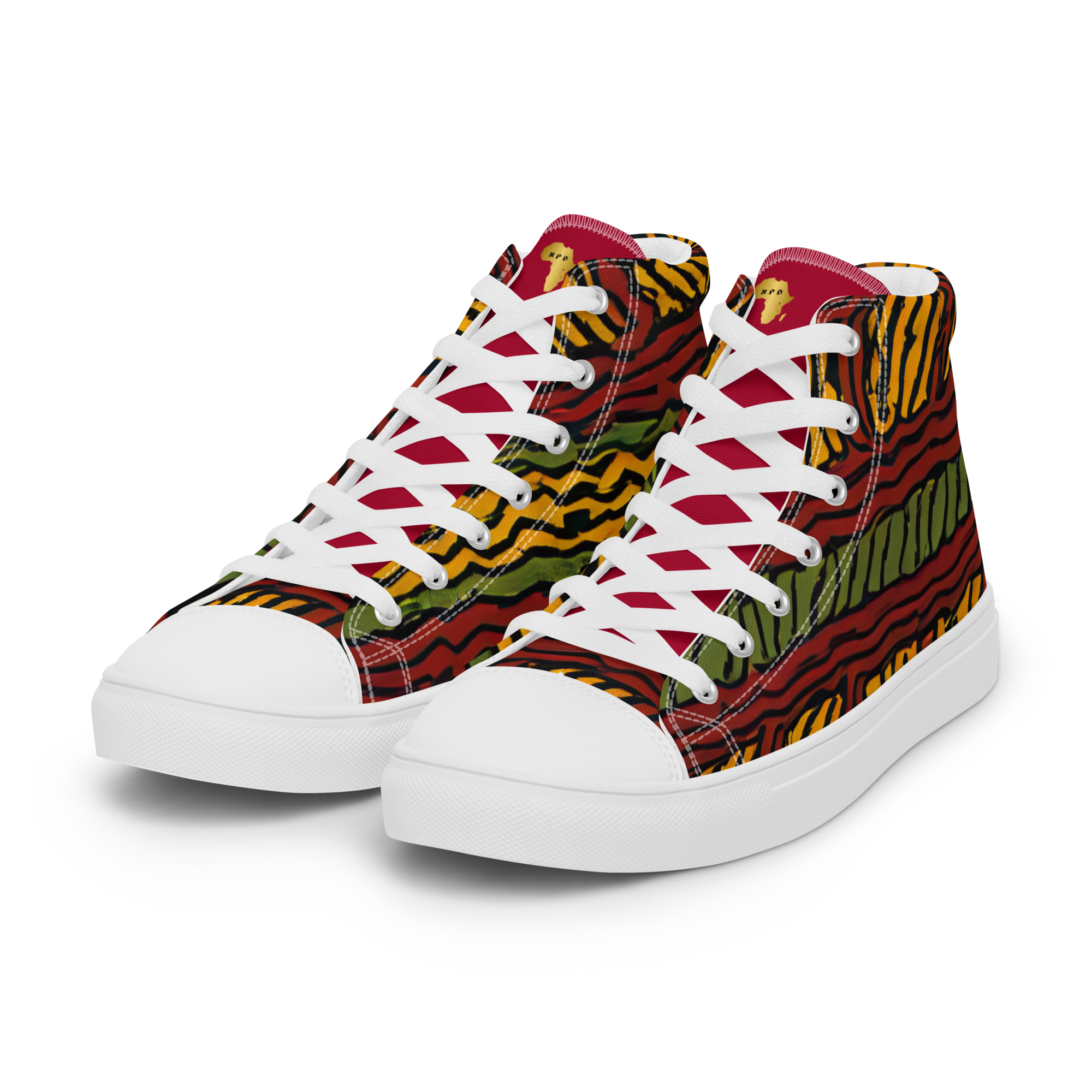 High-Top Canvas Shoes for Women